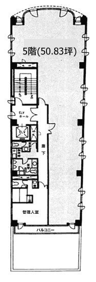 平河町KSビル5F 間取り図