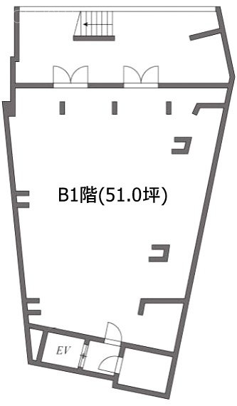 ユープレイス下北沢B1F 間取り図