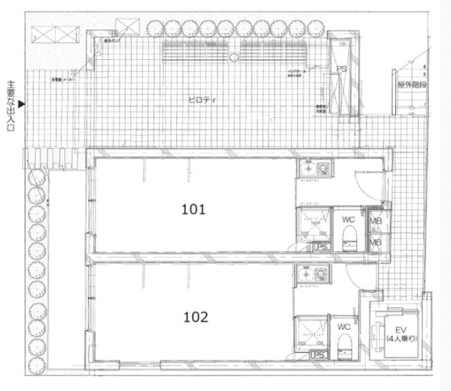 Ceder Terrace番町101 間取り図