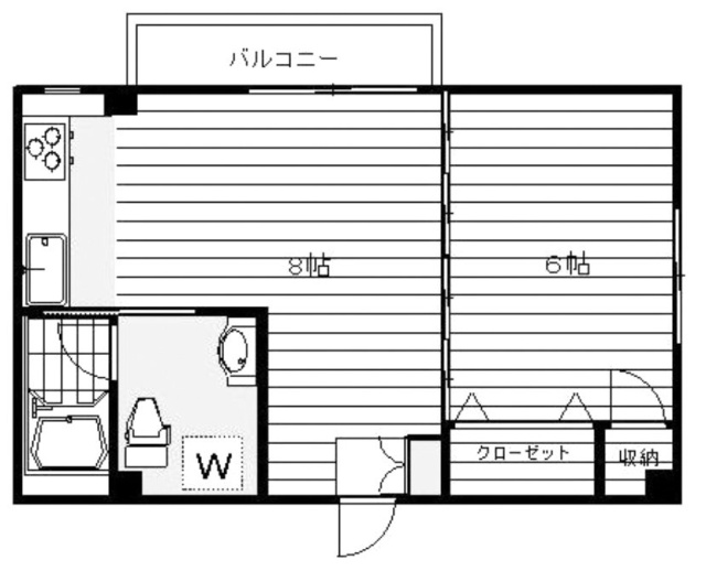 桜苑マンション33 間取り図