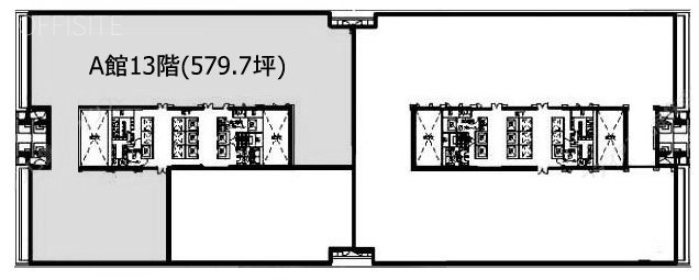 芝パークビルA館 間取り図