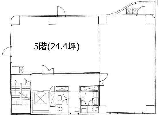 スプラウト日本橋浜町501 間取り図