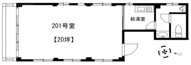 内藤ビル201 間取り図