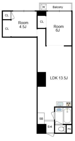 ニュー外苑ハイツ306 間取り図