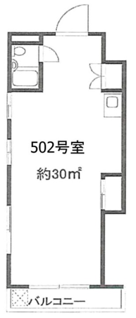 陽和ビル502 間取り図