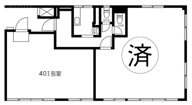 東駒ビル401 間取り図