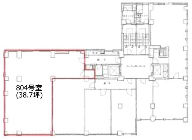 教文館ビル804 間取り図