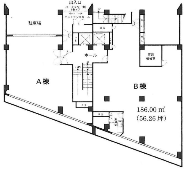 東照ビルB棟 間取り図