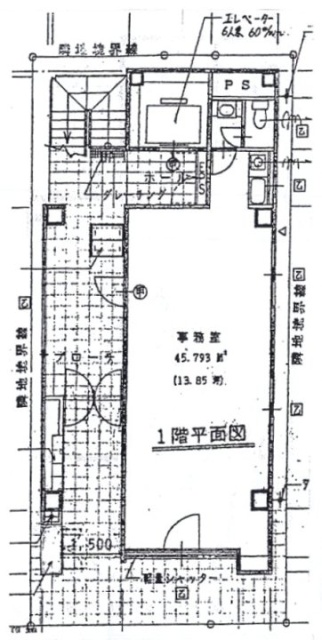 ES林ビル1F 間取り図