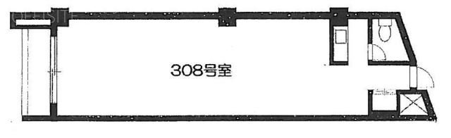 恵比寿ウエストパレスビル308 間取り図
