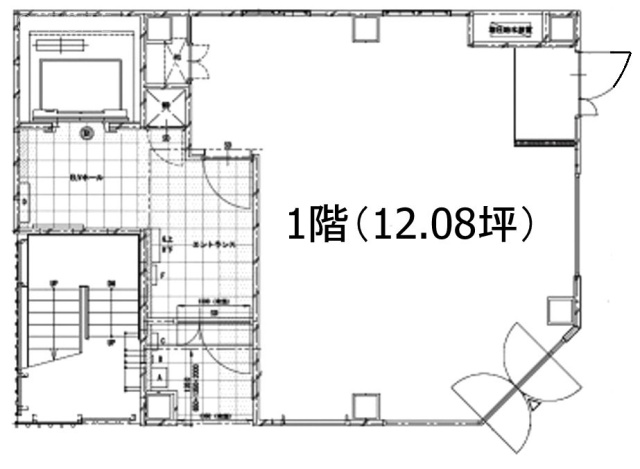 COSMY新川1F 間取り図