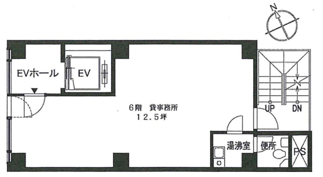 新橋KIビル6F 間取り図