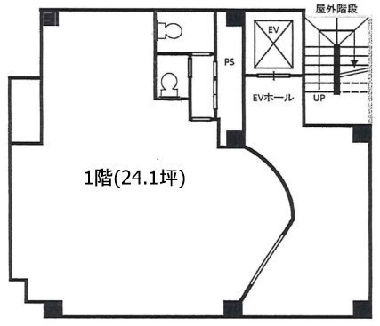 パレスピアビル1F 間取り図