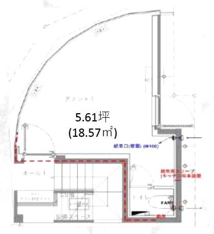 HARVEY神田司町1F 間取り図