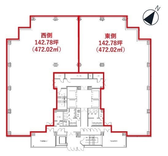 FOREFRONT TOWERⅡ東 間取り図