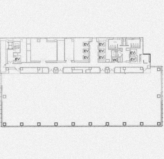 世界貿易センタービルディング南館14F 間取り図