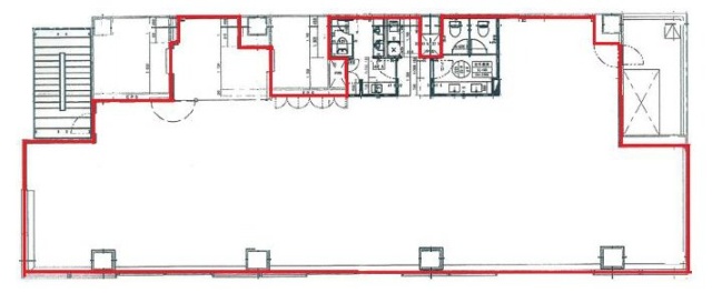 ラウンドクロス銀座2丁目11F 間取り図