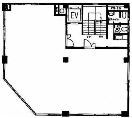 元赤坂テラサワビル5F 間取り図