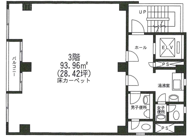 新橋SSビル3F 間取り図
