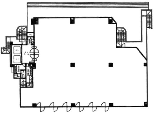 白鳥橋三笠ビル5F 間取り図