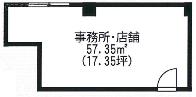 弁天プラザビル25 間取り図