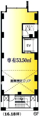 スタック池袋ビル6F 間取り図