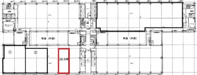 タイム24ビル西③ 間取り図