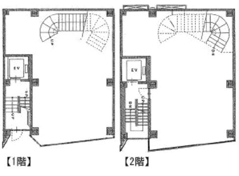 ステージ駿河台1F～2F 間取り図