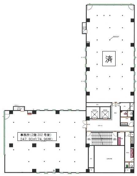 プラスタリアビル202 間取り図