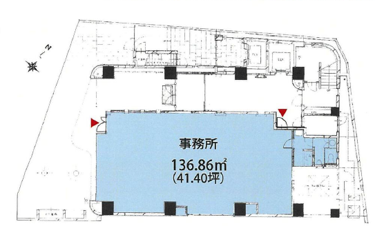 駿河台フジヴュービル1F 間取り図