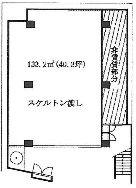 表参道アイリスビル1F 間取り図