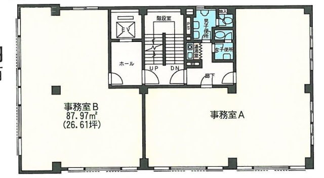 亀田第2ビルB 間取り図