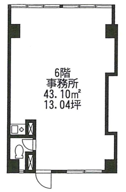 岩本町ビル64 間取り図