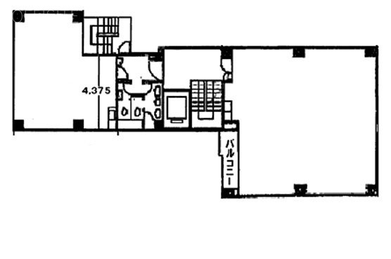 第2一松ビルA 間取り図
