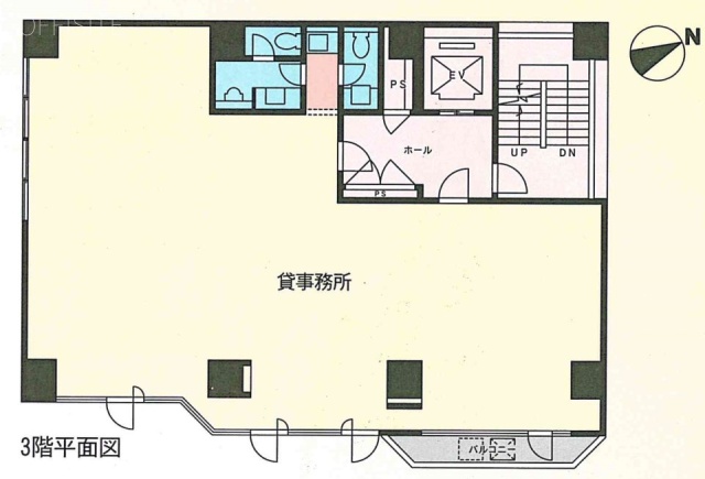 五反田塩谷ビル3F 間取り図