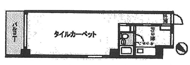 メローナ日本橋405 間取り図