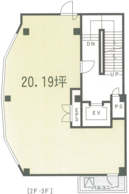 FLEG原宿2F 間取り図