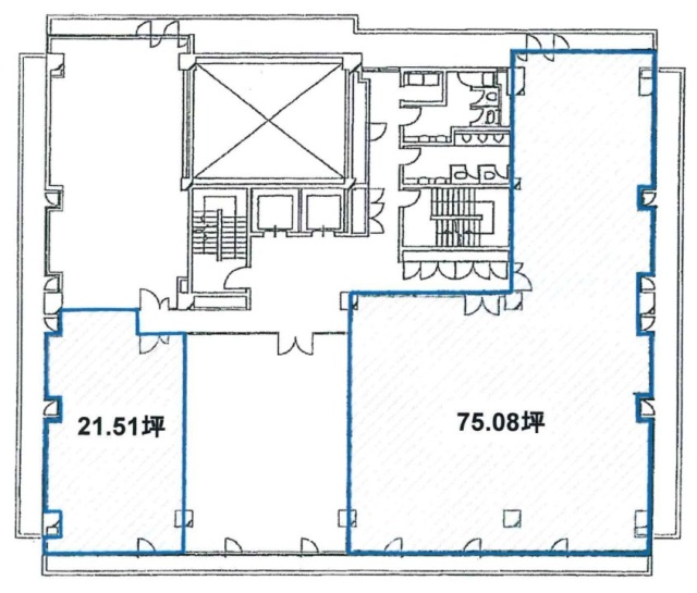 メットライフ柏ビル7F 間取り図