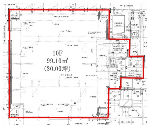 ティアラグレイス銀座タワー10F 間取り図