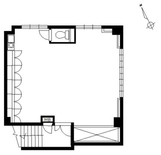 PAN南青山B103 間取り図