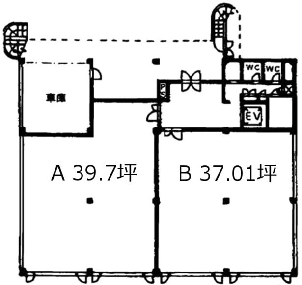 西新宿KIHビルB 間取り図