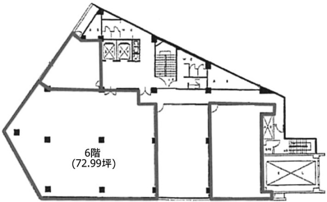 合人社東京永田町ビル6F 間取り図