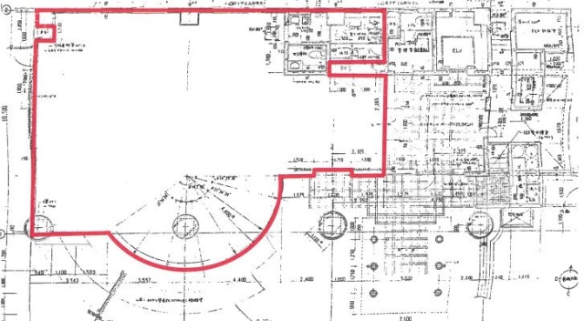 代官山ハマダビル1F 間取り図