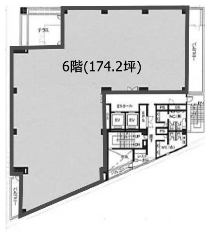 広尾MTRビル6F 間取り図