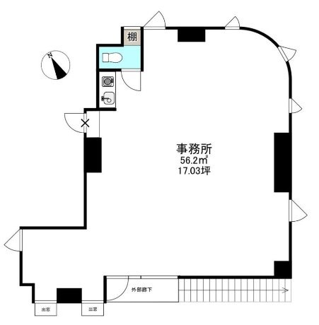 大出ビル2F 間取り図
