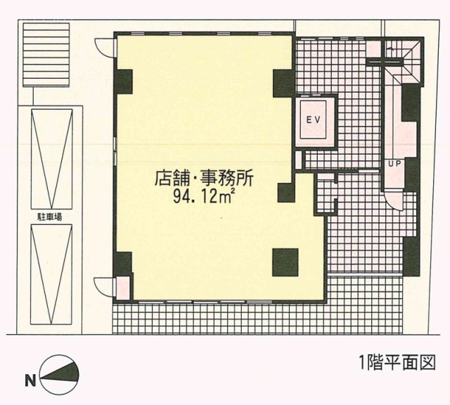 ルミナス神楽坂ビル1F 間取り図