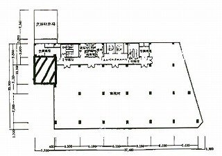 コリドースクエア銀座7丁目305 間取り図