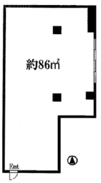 クラウンビル1F 間取り図