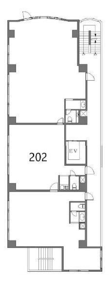 サンライズビル202 間取り図