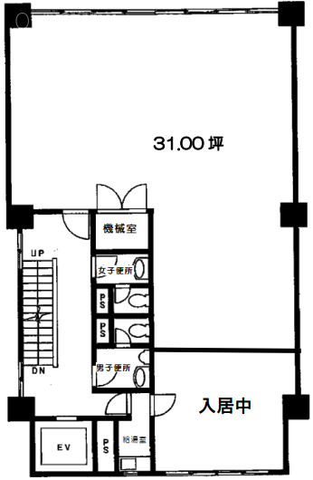 宝国ビル9F 間取り図